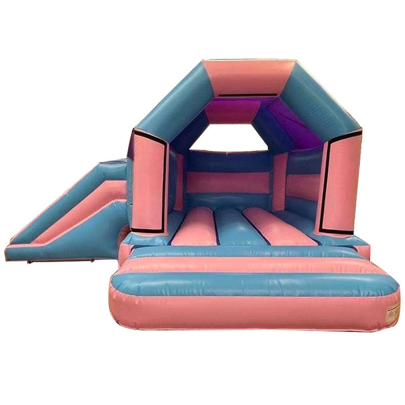 14 Anos de idade, Castelo de Trampolim Mini Inflavel Personalizado com Slide de Cor Personalizada