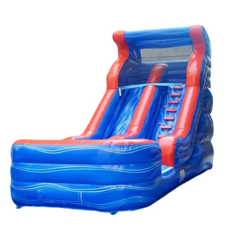 Parque de diversões infantil grande brinquedo inflável escorrega de água com piscina tamanho personalizado