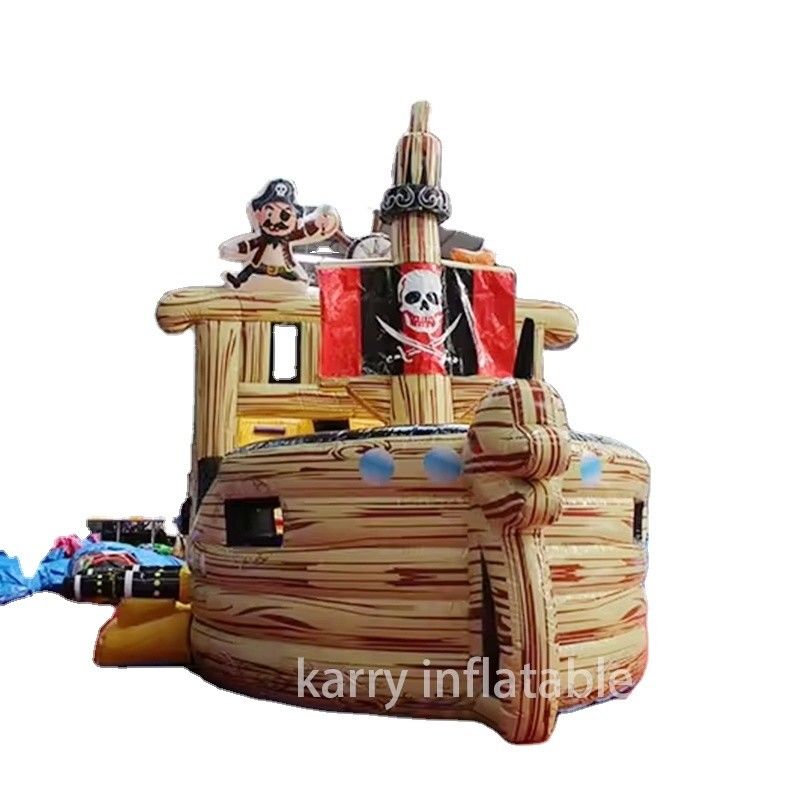 Navio Pirata Castelo Salto e Slide Combo O Equipamento Interior de Exterior Mais Popular
