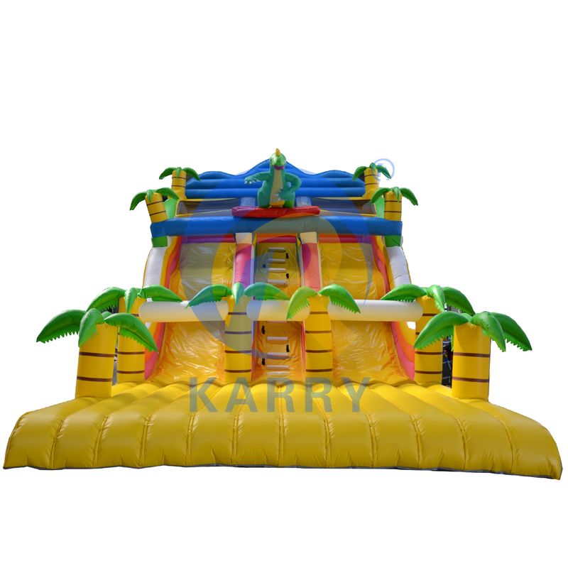 Características PORTABLE Castelo Florestal Deslizamento Trampolim Equipamento de parque para brinquedos infantis