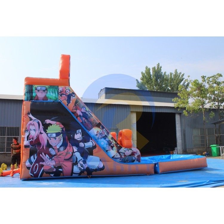 Shopping Mall Ocasião Anime Fan's Backyard Slide de água inflável e combo de piscina