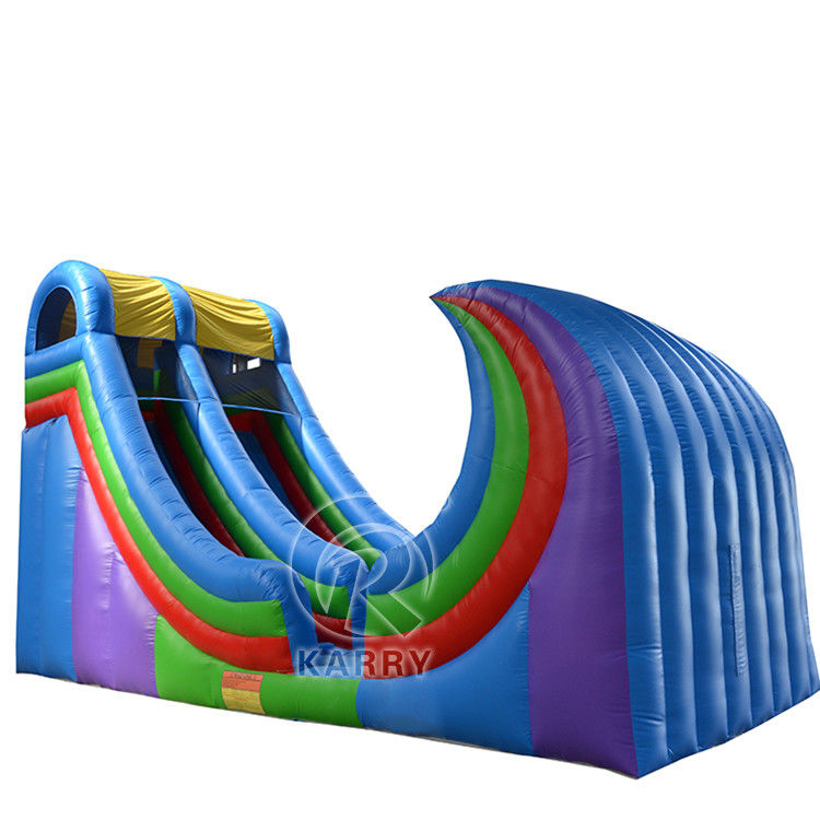 10*3.5*6m Slide de água giratório de PVC inflável para aluguel de festas de verão