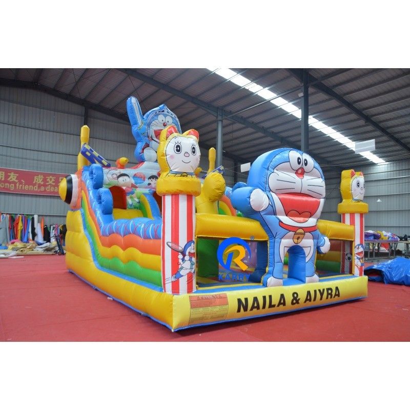 Unisex Jogos infláveis para crianças Slide de chão para diversão ao ar livre