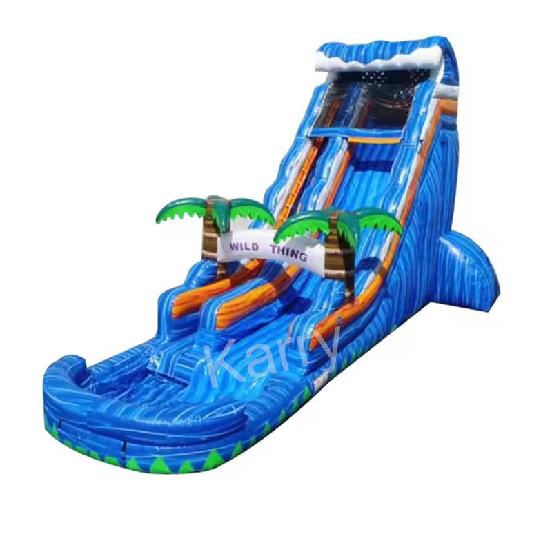 Ocasião Comercial Inflável Jogos Mármore Palmeira Bouncer Slide para brincar ao ar livre