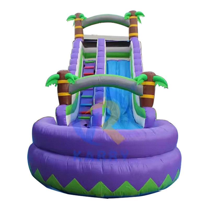Ocasião especial Slide inflável para crianças 17FT H Slide de água inflável para shopping
