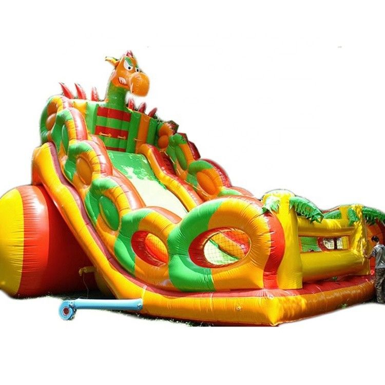 Piscina Flutuante Furacão Inflável Castelo Salto Slide Combo Tamanho Adulto Dinossauro Irado