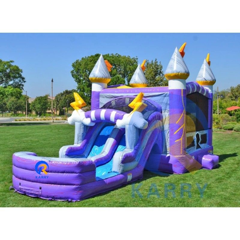 Kit de Reparação de Slide de Água do Trovão e Casa de Rebentamento Roxo Incluído para manutenção fácil