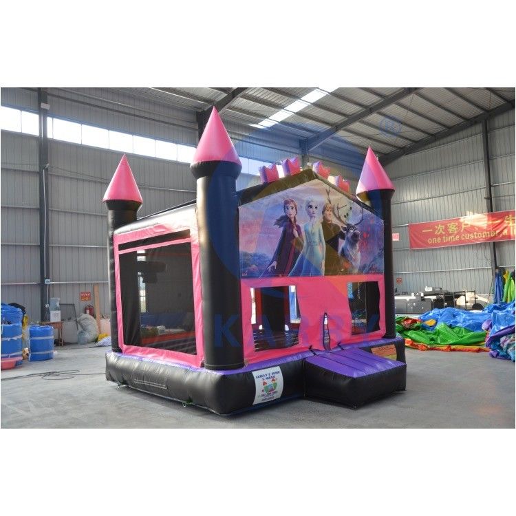 Módulo com Slide Bounce House para Sea Air Express Shipping e 0,55mm PVC Tarpaulin