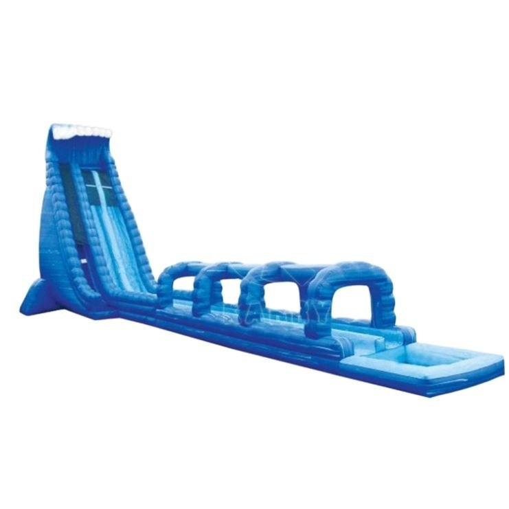 EN14960 Certificado Unisex Blue Slip And Slide Grande Slide de Água Inflável Comercial