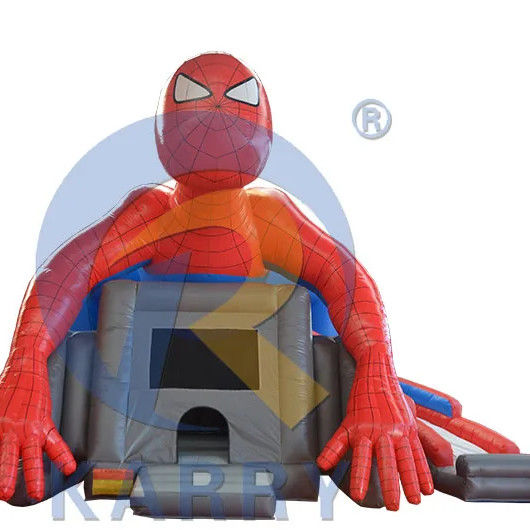 Kit de Reparação e Sopro CE Incluído Homem-Aranha Popular Combo de Slide Bouncy para Comercial