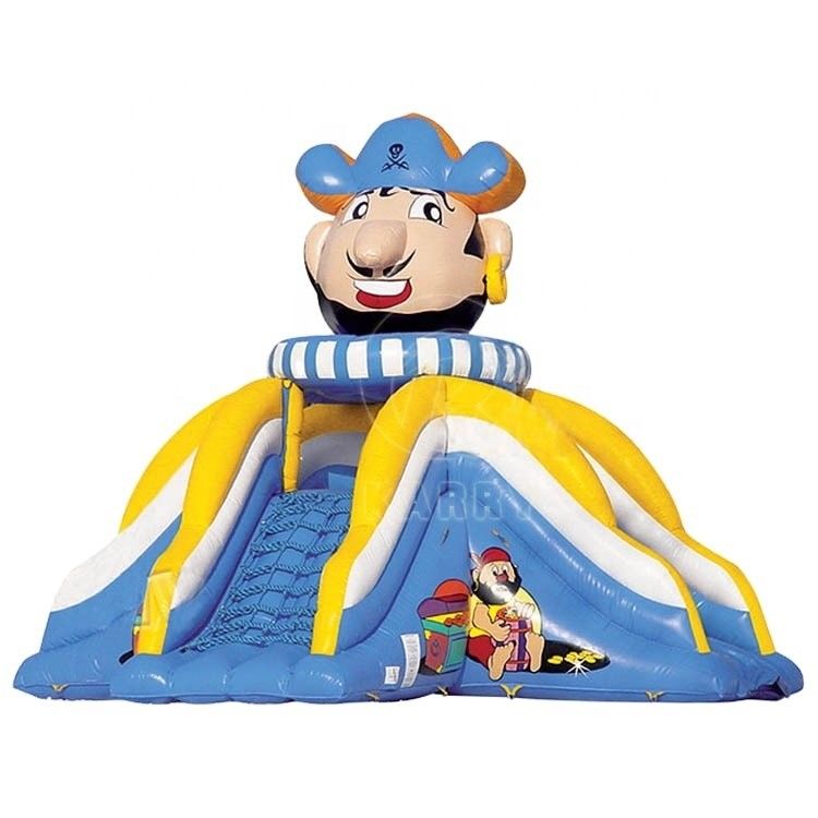 Castelo de salto inflável de PVC colorido personalizado com kits de reparo de deslizamentos de água incluídos