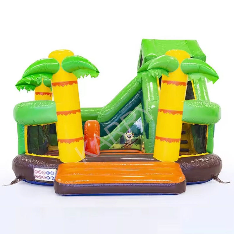 Jogos Interativos para Crianças estilo havaiano Palmeira salto casa salto com escorrega de água