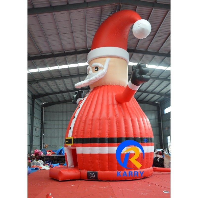 Grande Casa do Pai Natal inflável Combo perfeito para crianças parque de diversões ao ar livre