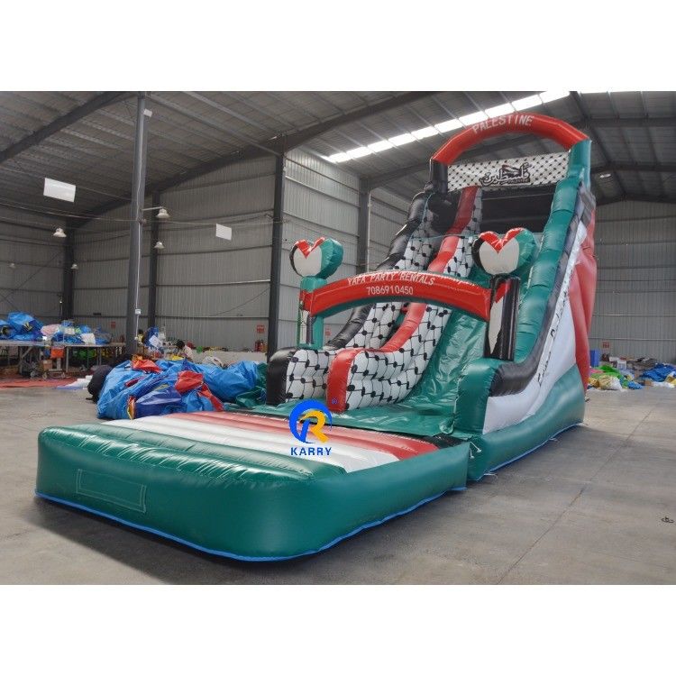 Carry Unicorn Castle Bounce House Aluguer Combinação inflável seca com piscina removível