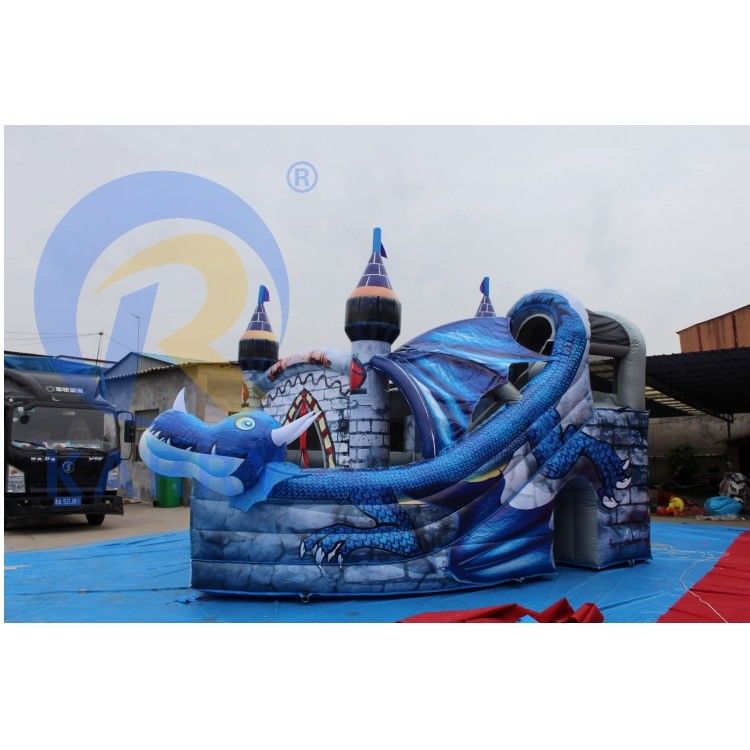 Kit de Reparação de Acessórios Incluído na Tendência 3D Blue Dragon Castelo Inflavel com Slide