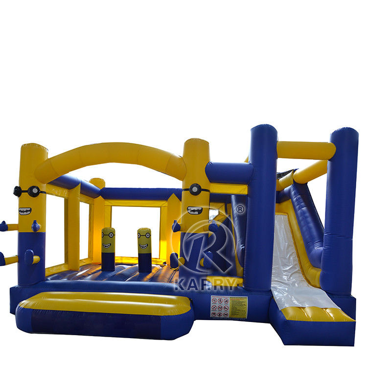 Castelo inflável unisex com deslizamento seco e casa de salto Combinação Capacidade máxima 100-500 kg