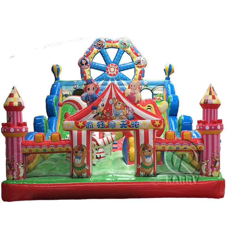 Grande roda gigante de PVC inflável Fun City Um must-have para os amantes de bounce house
