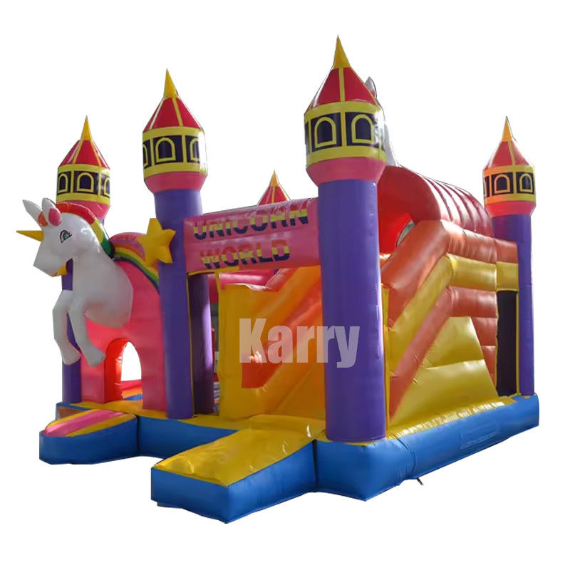 Slide de água inflável saltar castelo salto combo de slide para crianças em cores personalizadas