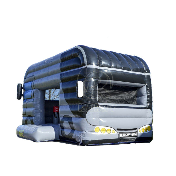 Caminhão cinzento Bate-papo inflável Combo Jump Jumping Bounce House para festa OEM aceito