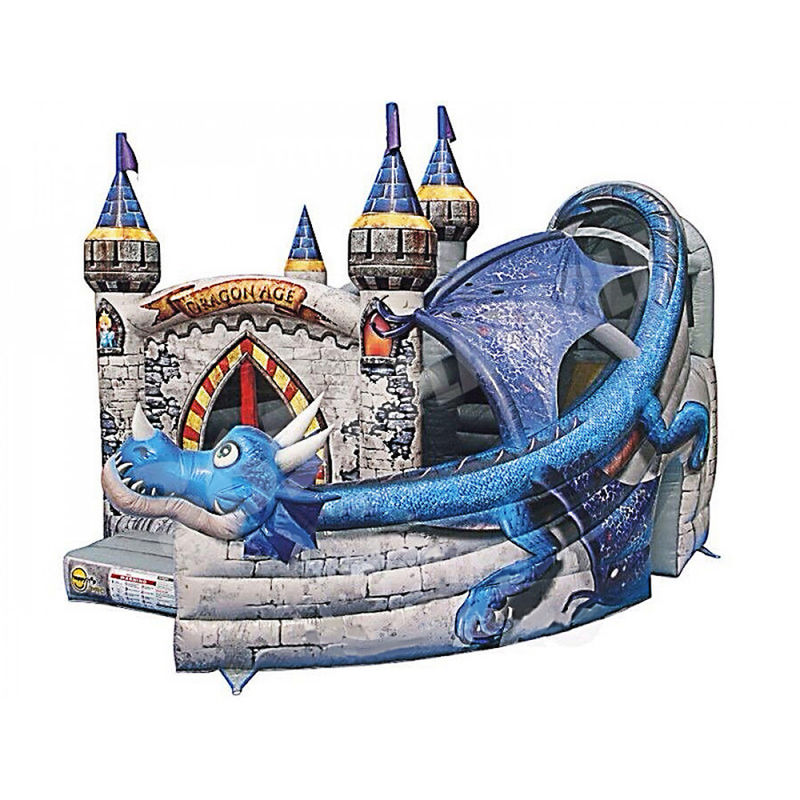 Casa de salto inflável majestosa Castelo Slide combinado Dimensões opcionais para 5-10 passageiros
