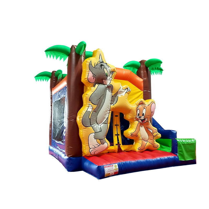 Unisexo Tom e Jerry inflável Salto Castelo Casa de salto para crianças