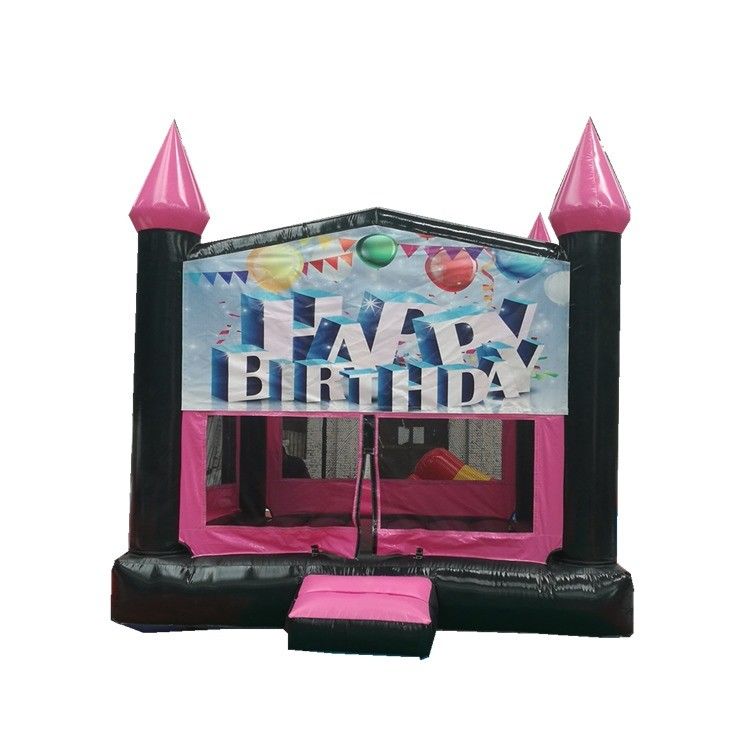 Características portáteis Castelo inflável PVC Casa de salto Slide de salto para o tempo divertido das crianças