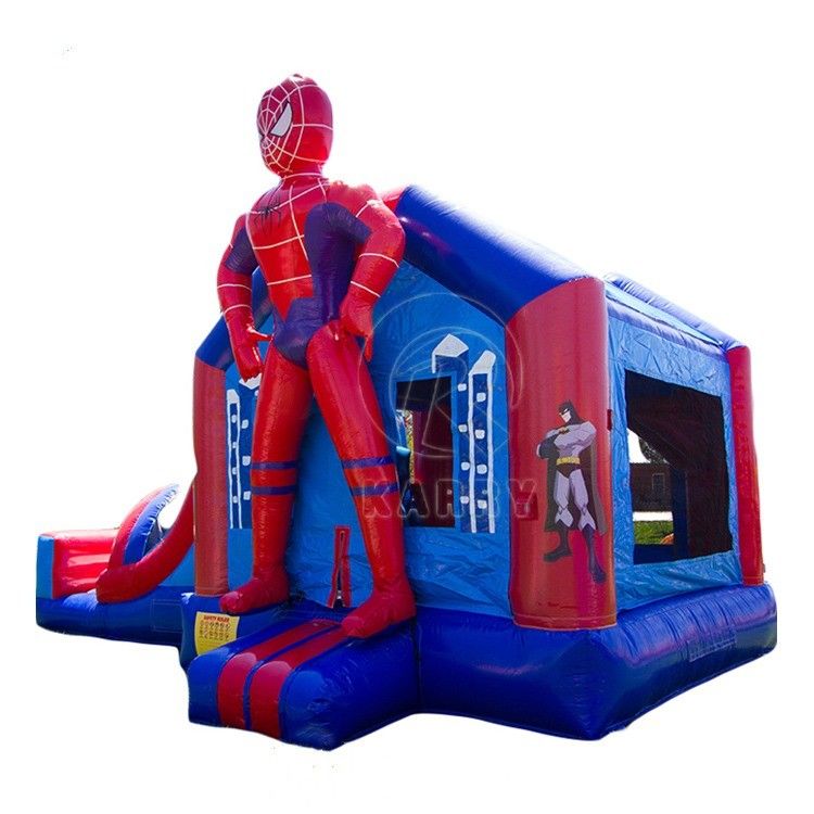 4*7*3.5m ou tamanho personalizado Homem-Aranha inflável Slide combo para festa
