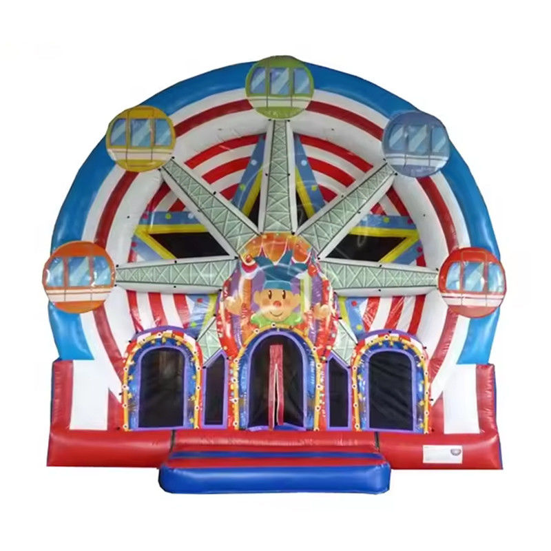 Parque de Jogos Portátil para Crianças Ferris Wheel Inflável Castelo Jumping House