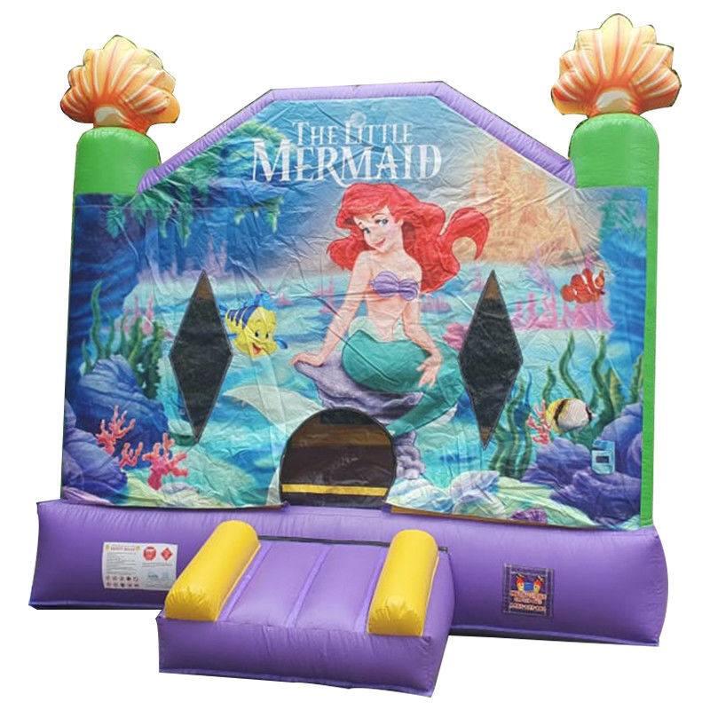 Dimensão personalizada Mermaid inflável comercial saltar do ar casa de segurança para parque