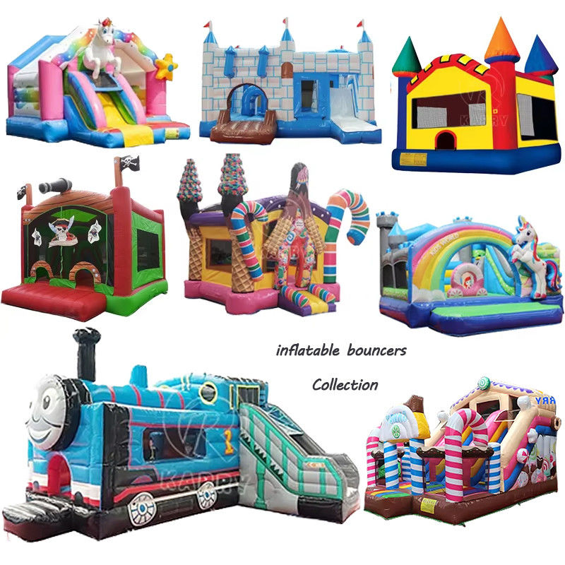 Serviço OEM Profissional Serviço OEM Colorido Inflavel Jumping Bouncer Casa Castelo para Crianças