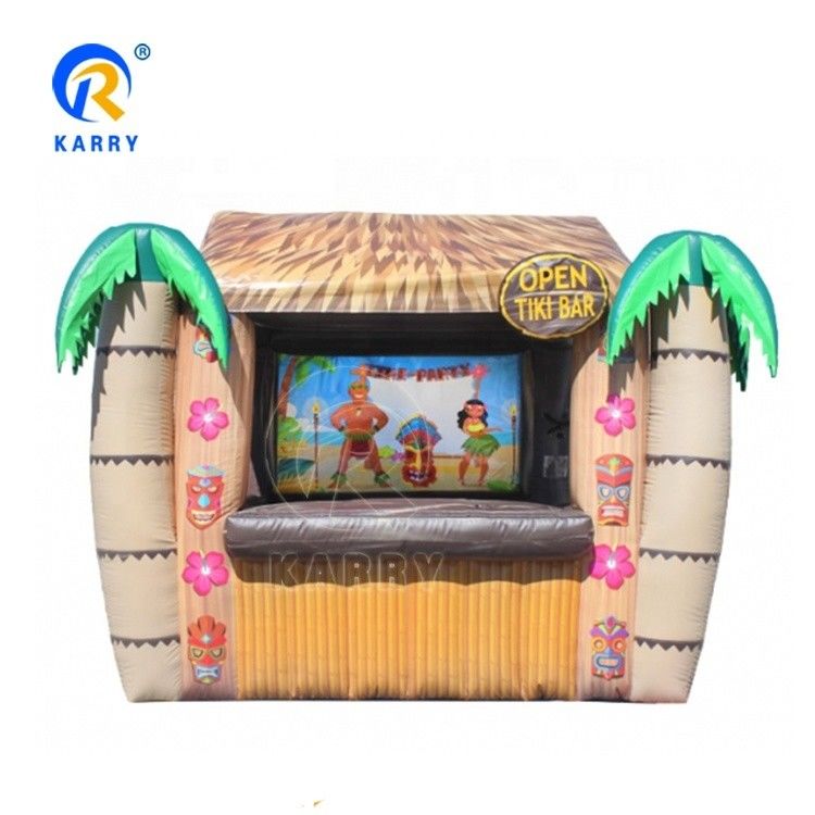 Bar inflável unisex brinquedo grande TIKI Bar castelo de salto para crianças para saltar e jogar jogos